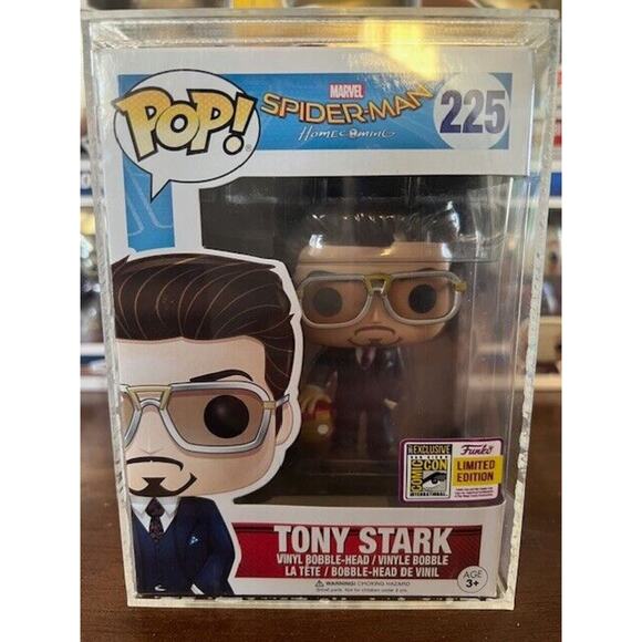 Funko POP! Marvel: Tony Stark #225 SDCC Exclusive - Picture 1 of 8
